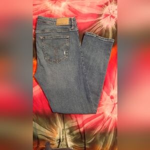 Calvin Klein Jeans size 10 women's straight leg stretchy fabric